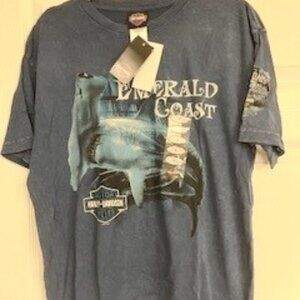 NWT Men's Harley-Davidson T-Shirt Large Emerald Coast